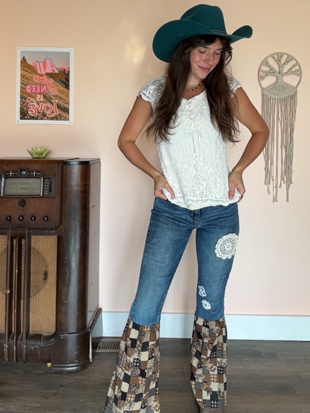 Upcycled Bell Bottoms